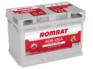 Rombat 110 Stop Start AGM Car Battery Rombat 80Ah