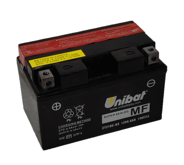 CTZ10S-BS Unibat Motorcycle Battery