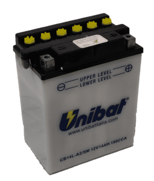 Unibat Motorcycle CB14LA2SM Unibat Motorcycle Battery
