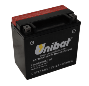Unibat Motorcycle CBTX14BS Unibat Motorcycle Battery