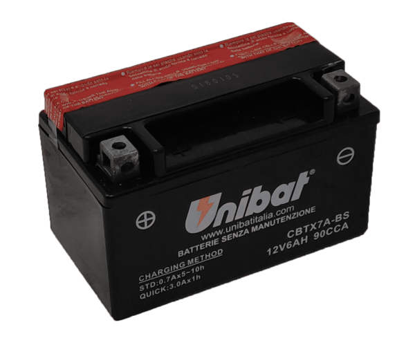 CBTX7A-BS Unibat Motorcycle Battery