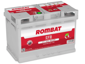 Rombat 096 Stop Start EFB Car Battery Rombat 70Ah 650CCA