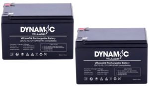 Leoch Dynamic Deep Cycle 12v 12ah Mobility Battery Twin Pack