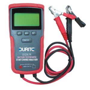  Electronic Battery Tester With Start/Charge Analyser - 12/24V \