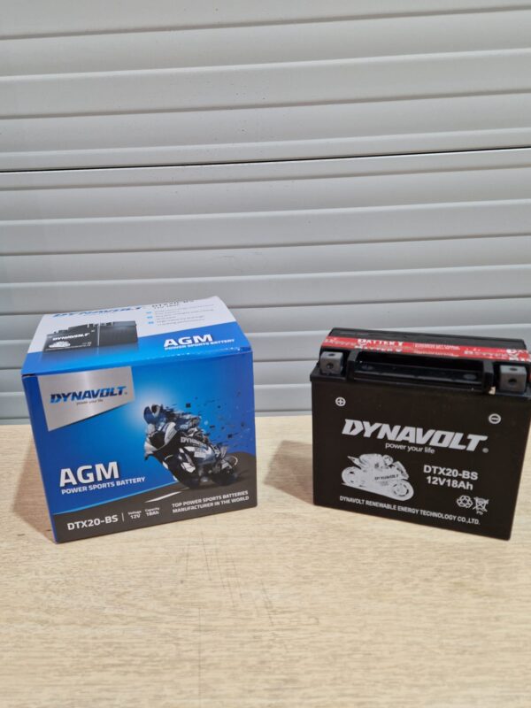 DTX20-BS Dynavolt Motorcycle Battery