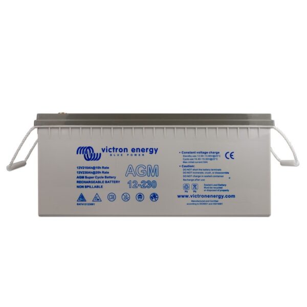 Victron Energy AGM Super Cycle Battery 12V 230Ah (M8) – BAT412123081