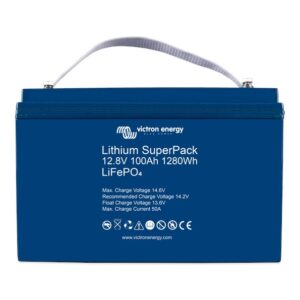  Victron Energy Lithium SuperPack 12,8V 100Ah (M8) High Current – BAT512110710