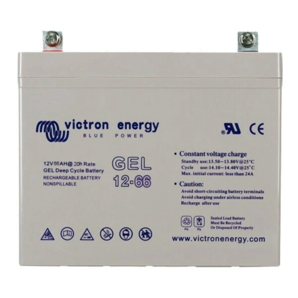 Victron Energy Gel Deep Cycle Battery 12V 66Ah – BAT412600104