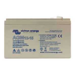  Victron Energy AGM Super Cycle Battery 12V 15Ah (Faston-tab 6.3×0.8mm) – BAT412015080