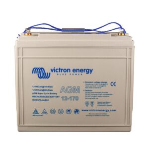  Victron Energy AGM Super Cycle Battery 12V 170Ah (M8) – BAT412117081 (Victron not available on Next Day)