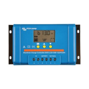  Victron Energy BlueSolar PWM DUO-LCD & USB 12/24V 20A – SCC010020060
